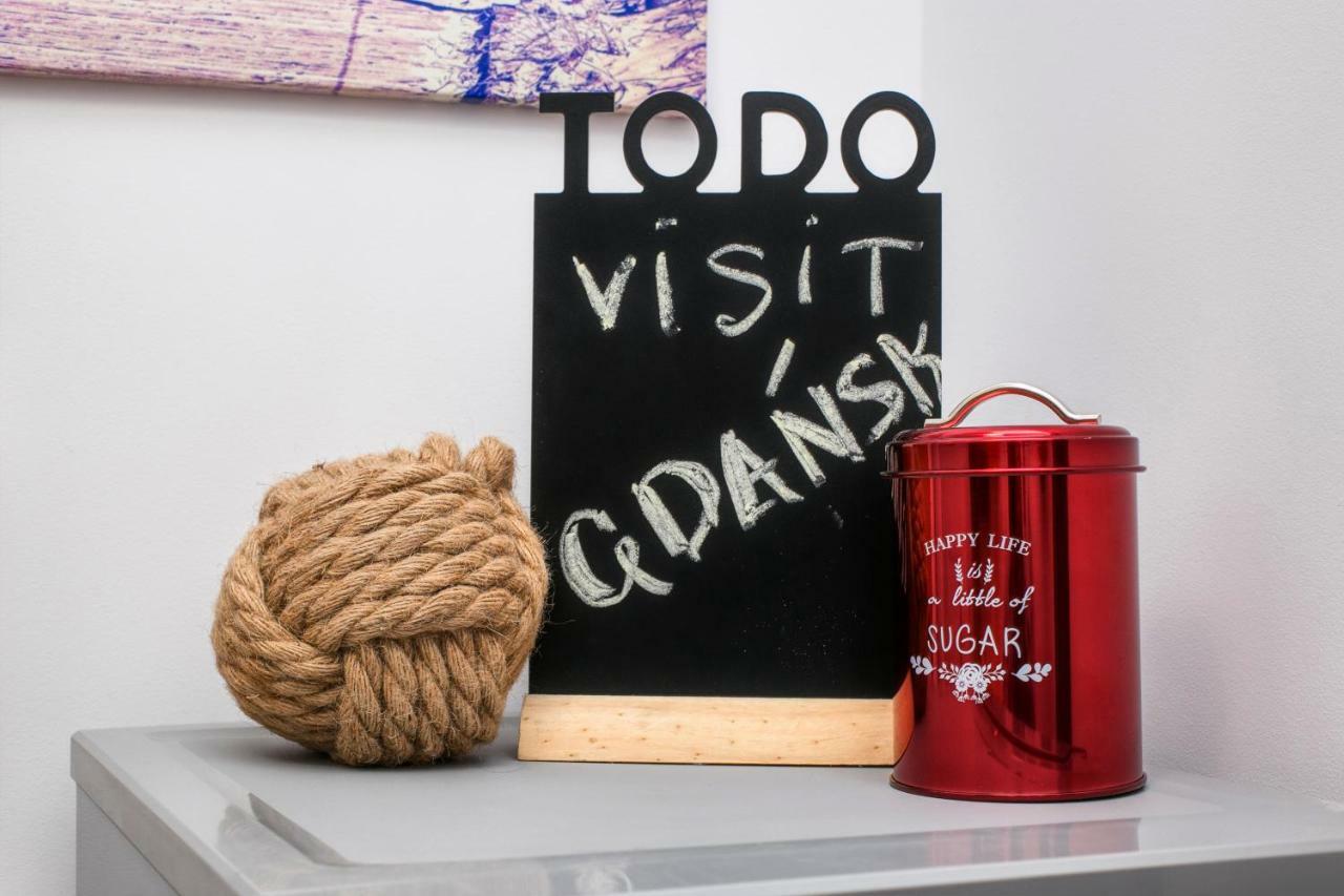 Berg Apartament Red Obok Starego Miasta Gdańsk Exteriör bild