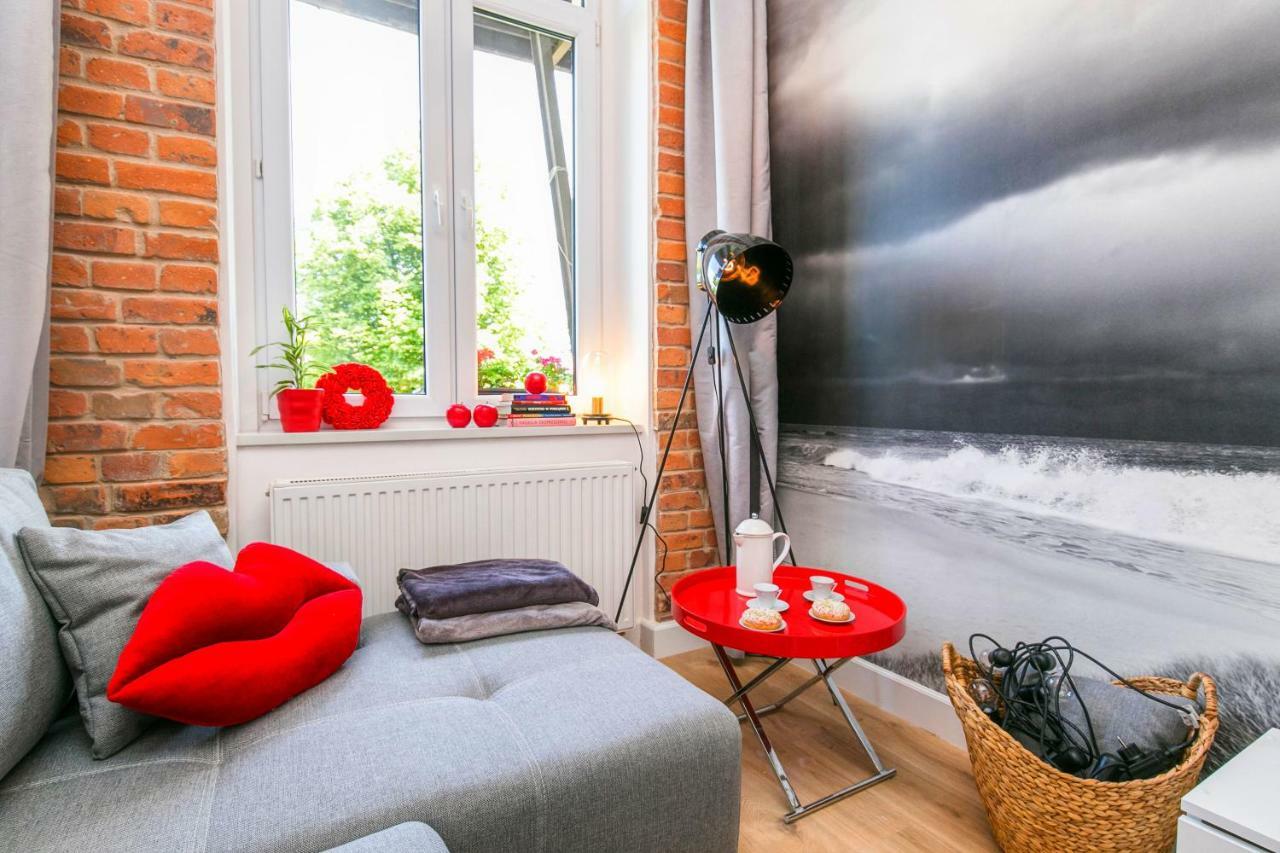 Berg Apartament Red Obok Starego Miasta Gdańsk Exteriör bild